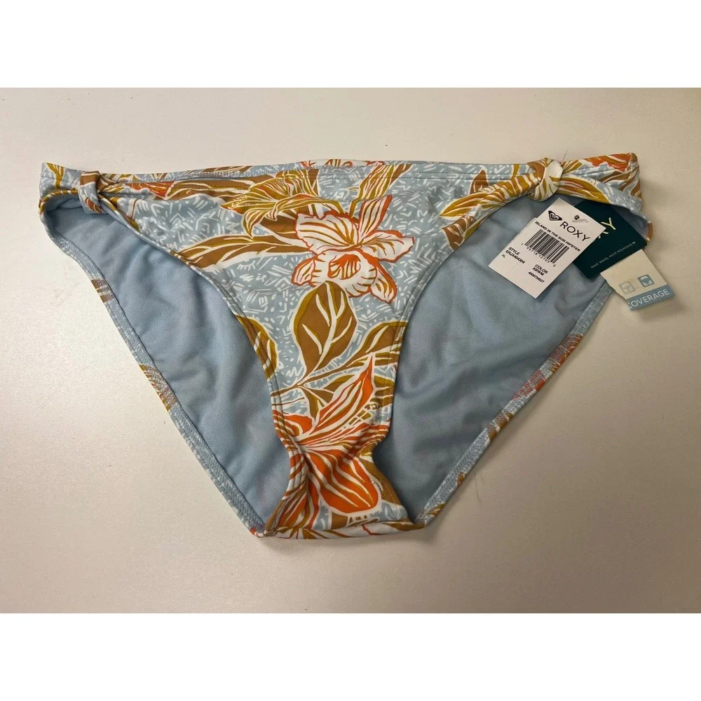 ROXY‎ Women's Island in the Sun Hipster Tropical Bikini Bottoms Sz XL  NWT
